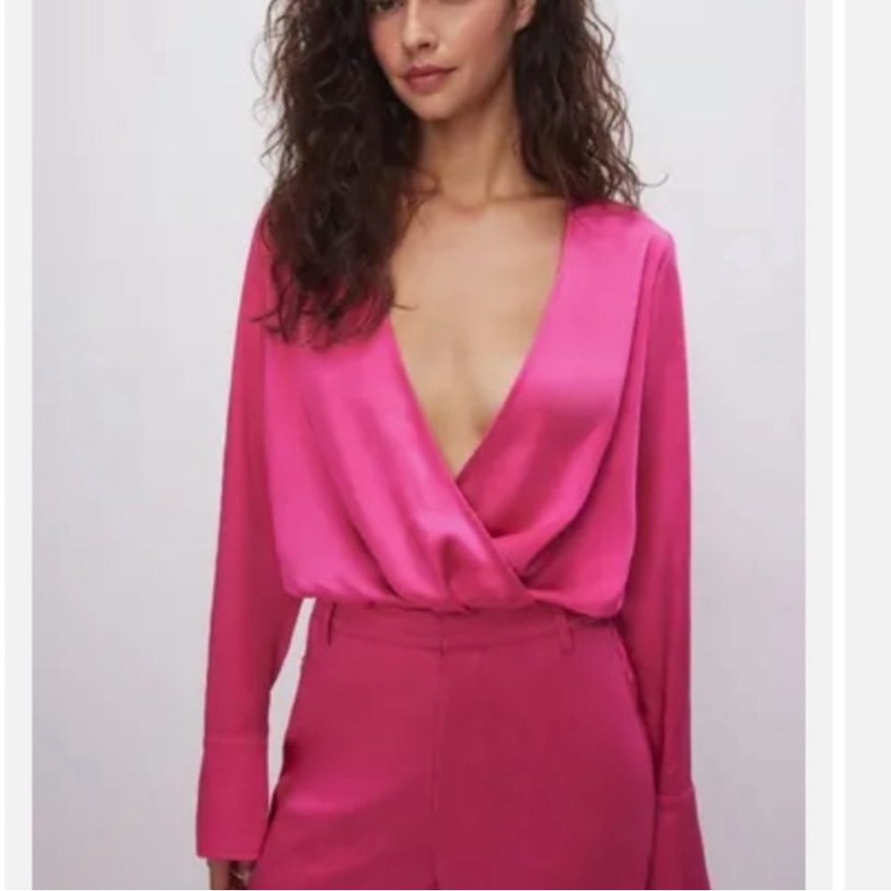 GOOD AMERICAN Pink Love Potion Size 2X   Top, NWT